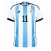 Fotballdrakt Herre Argentina Angel Di Maria #11 Hjemmedrakt VM 2022 Kortermet